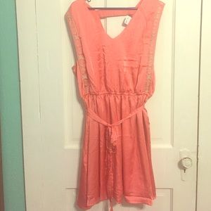 SUPER CUTE CORAL PINK Forever 21 dress! NWT!