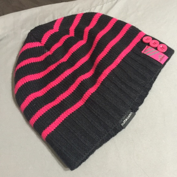 Adidas Accessories - NEW Adidas Pink & Black Beenie