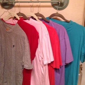 6 small polo tshirts