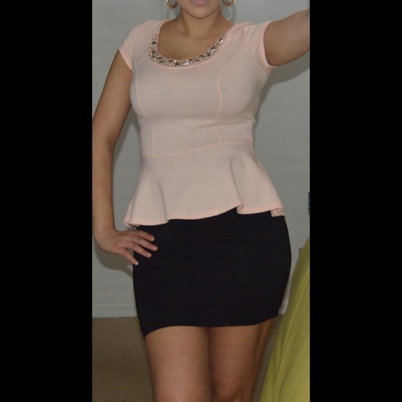 s️mall Peplum Top