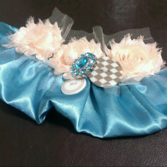 Aqua bubble cuff bracelet