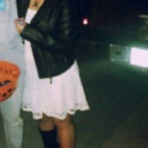 White lace tank dress