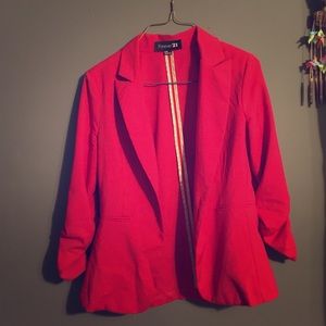 Red blazer
