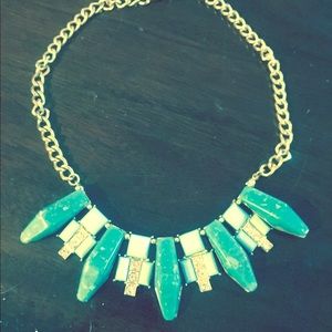 Beautiful multi-colored statement necklace