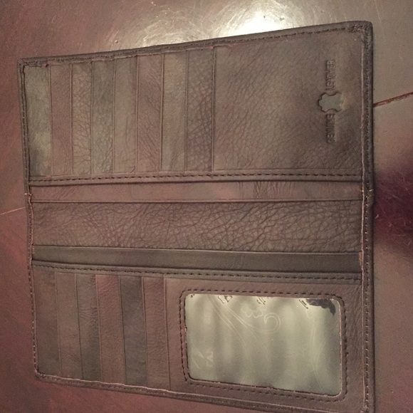 Wallet brown leather - Picture 3 of 4