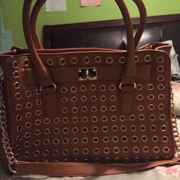 Brown handbag