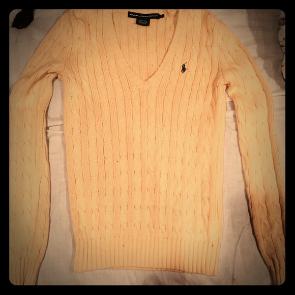 Yellow Ralph Lauren sweater
