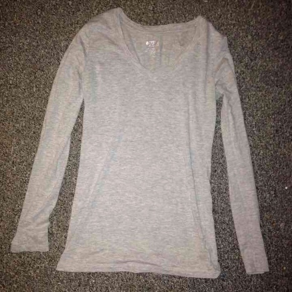Grey v neck