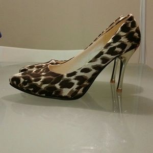 Brand new Leopard Print high heels