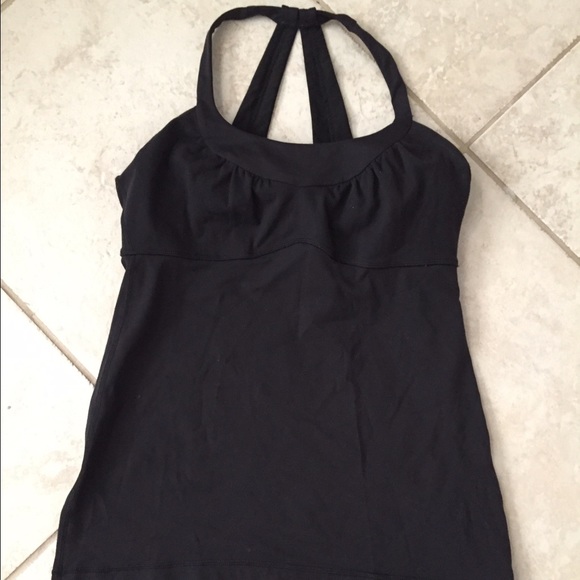 Lululemon Black Scoop Me Up Tank