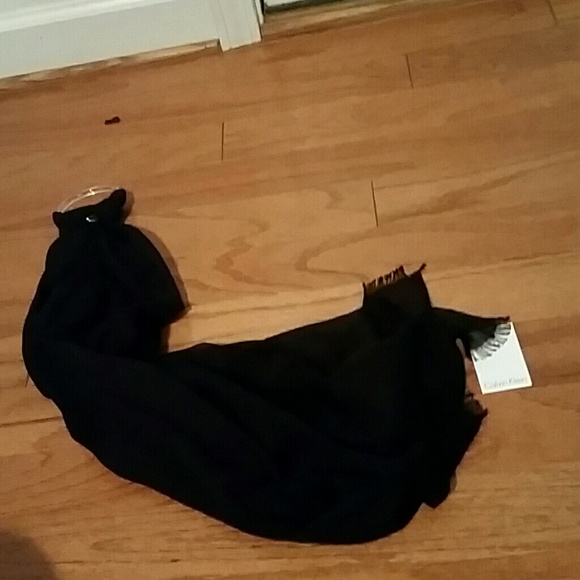 Calvin Klein Accessories - Calvin Klein black scarf nwt
