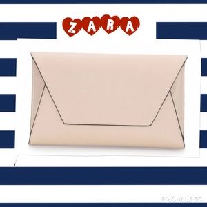 Zara basic clutch bag