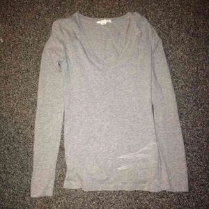 F21 grey v neck NWOT
