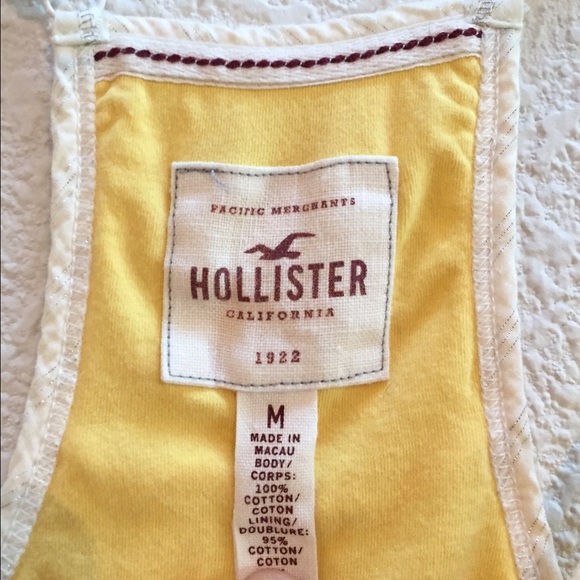 Hollister top in a sweet yellow - Picture 2 of 3