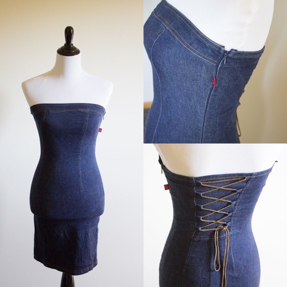 hot kiss denim dress
