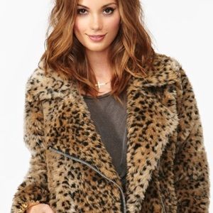 NastyGal Donna Leopard Coat
