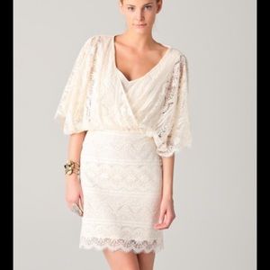 Vintage style ivory lace dress