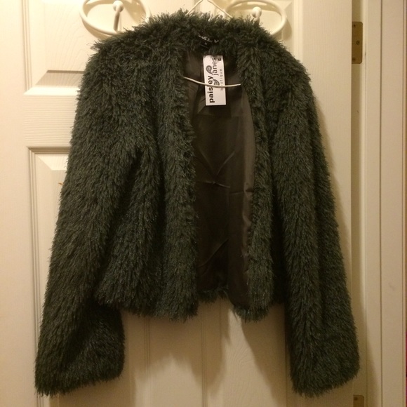 Dark Grey Fur Jacket