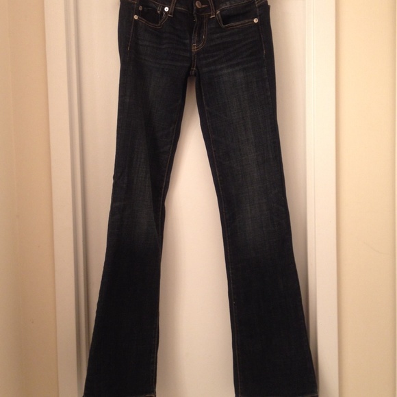 Dark blue boyfriend jeans size 00 long