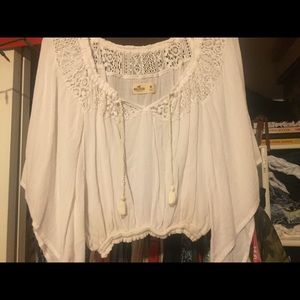 Boho Hollister crop top