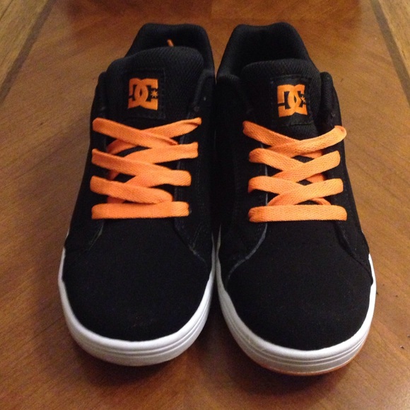 Black&Orange DC Skateboard Shoes