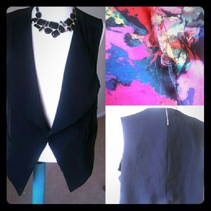 NEW black vest for woman