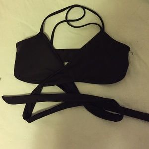 cute, wrap bikini top