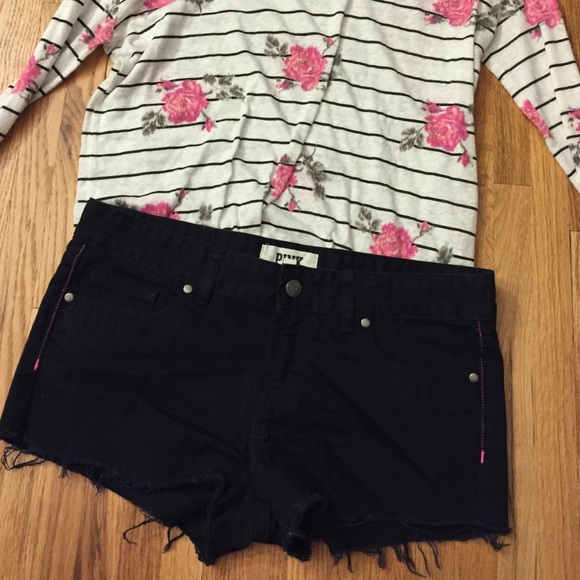 Black VS Pink Shorts
