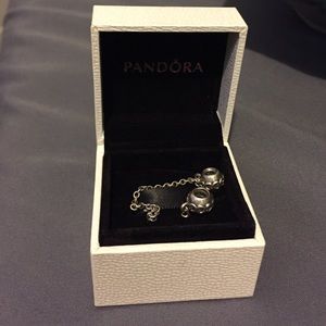 Safety chain authentic pandora charm ✨