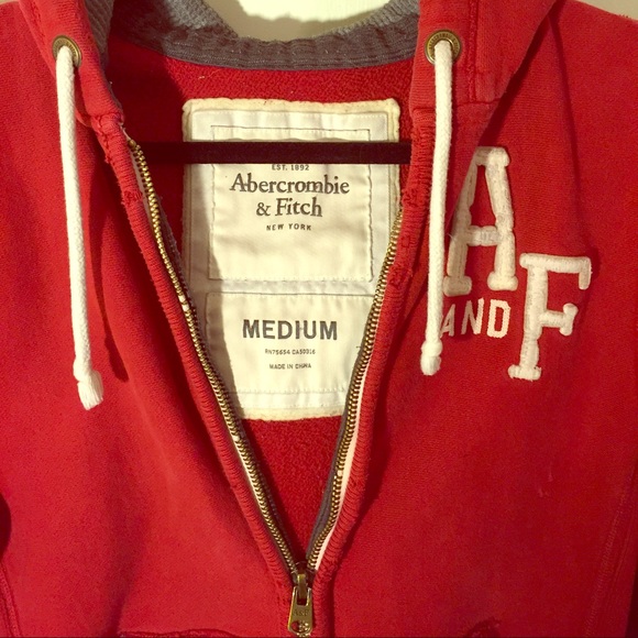 Men's. Medium. Abercrombie & Fitch zip up hoodie.