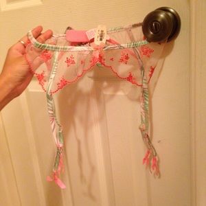 *MARKED DOWN*Victoria's Secret coral garter