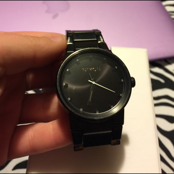 Black Nixon Cannon Watch