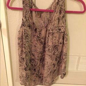 Subtle animal print top