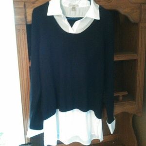 Sweater With Attached Shirt Deals, 55 