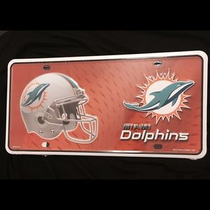 Miami Dolphins License Plate