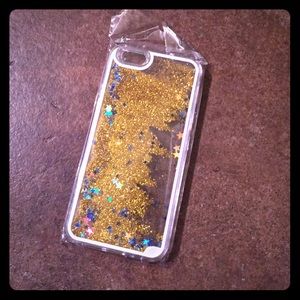 Gold glitter waterfall iPhone 6 case ✨ nwt