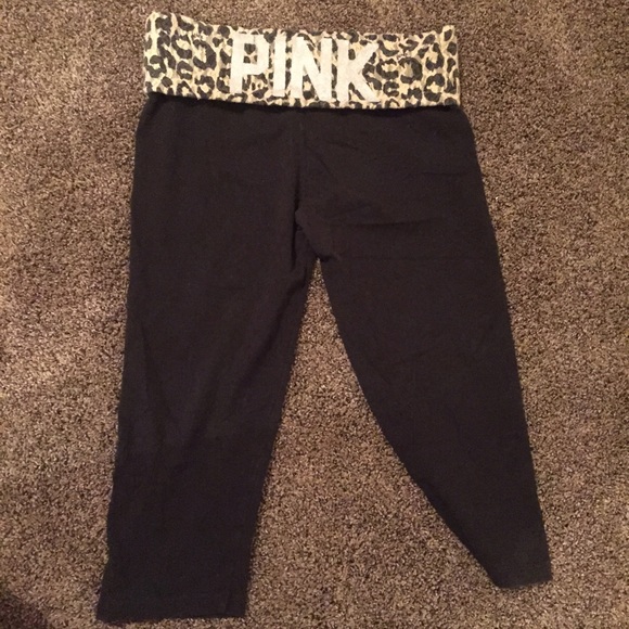 Victoria's Secret Pink Crop Yoga Pants