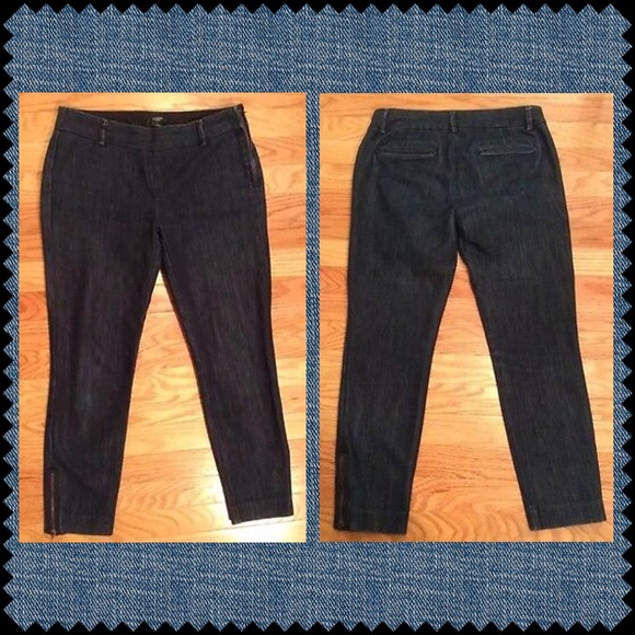 J Crew City Fit Stretch  Denim Capri Cropped  2