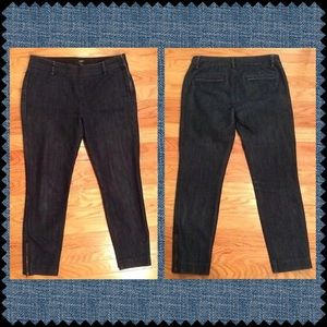 J Crew City Fit Stretch  Denim Capri Cropped  2