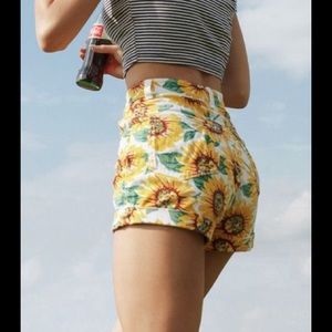 American Apparel Sunflower high waist short