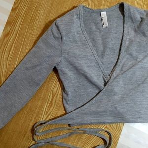 American Apparel Julliard wrap top