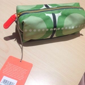 Orla Kiely Garden Green Flower Cosmetic Organizer