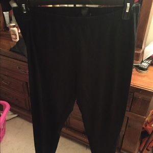 Black plus size leggings