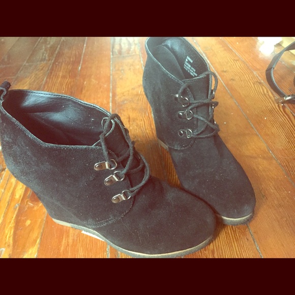 Steve Madden wedge booties