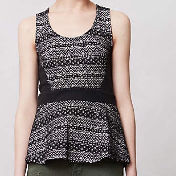 Anthropologie sculpted lace tank - Picture 1 of 3