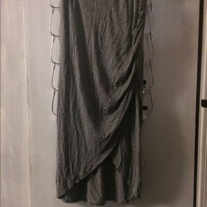 Gray skirt with tulip bottom