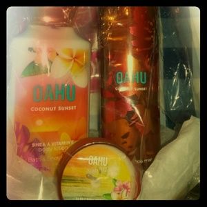 Oahu Coconut Sunset FFM, Body Lotion & FREE candle