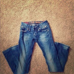 Rock revival denim jeans