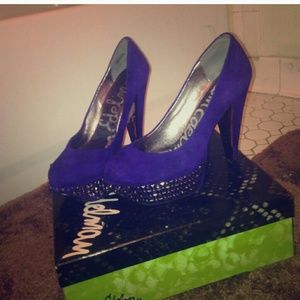 Sam Edelmans purple heels