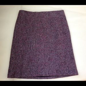 Purple winter skirt